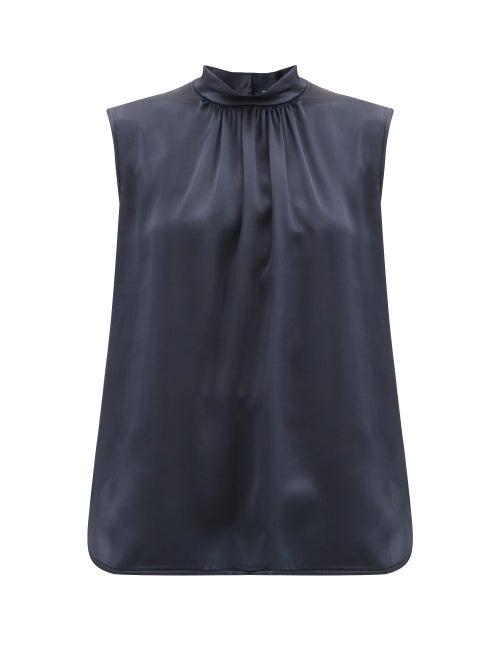 Matchesfashion.com Max Mara - Dorina Top - Womens - Navy