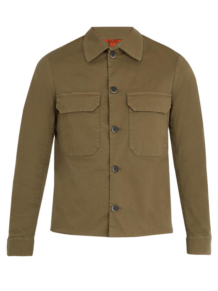 Barena Venezia Patch-pocket Stretch-cotton Twill Jacket