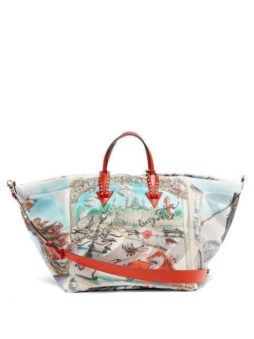 Matchesfashion.com Christian Louboutin - Cabaraparis Printed Neoprene Tote Bag - Womens - Multi