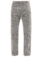 Vetements - Zebra-print Straight-leg Jeans - Mens - Black White