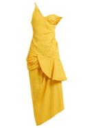 Jacquemus Asymmetric-neck Draped Dress