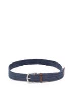 Matchesfashion.com Polo Ralph Lauren - Braided Stretch Cotton Belt - Mens - Dark Blue