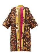 Matchesfashion.com Rianna + Nina - Vintage Reversible Floral-embroidered Robe Coat - Womens - Multi