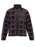 Matchesfashion.com Burberry - Westly Checked Technical Fleece Jacket - Mens - Navy
