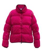 Matchesfashion.com Moncler - Grenit Funnel-neck Down Coat - Womens - Red