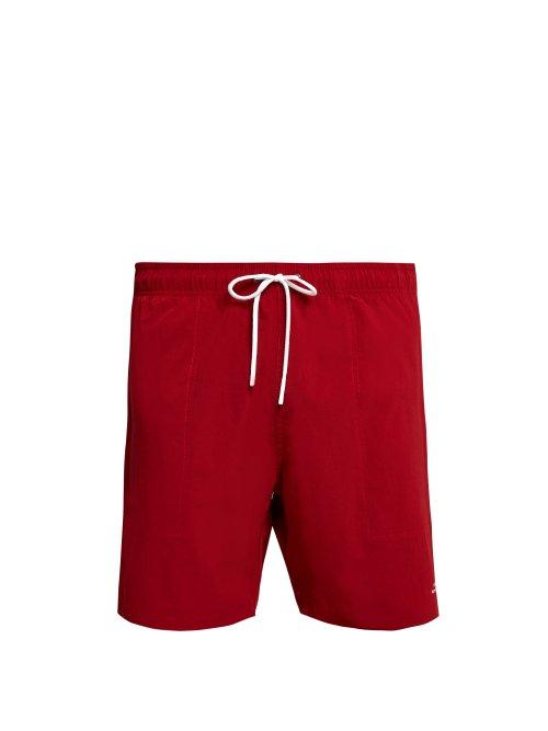 Matchesfashion.com Saturdays Nyc - Ritchie Stretch Swim Shorts - Mens - Red