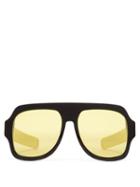 Matchesfashion.com Gucci - D Frame Acetate Sunglasses - Mens - Black