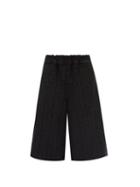 Sasquatchfabrix. - Reversible Cube-lace Shorts - Mens - Black