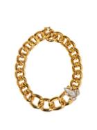 Matchesfashion.com Begum Khan - Frog Zirconia & 24kt Gold-plated Necklace - Womens - Gold Multi