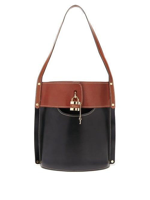 Matchesfashion.com Chlo - Aby Large Leather Bucket Bag - Womens - Black