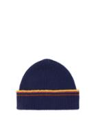 Paul Smith - Artist-stripe Wool Beanie Hat - Mens - Blue