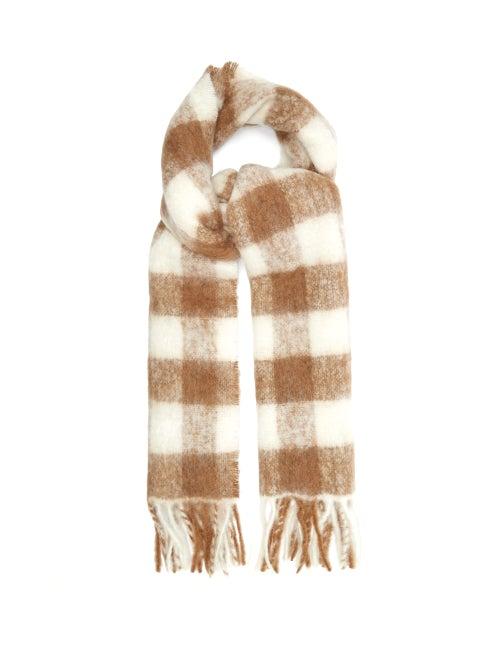 Matchesfashion.com Weekend Max Mara - Ussuri Scarf - Womens - Camel Check