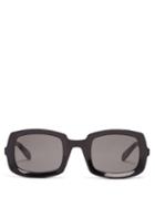Matchesfashion.com Saint Laurent - Square Acetate Sunglasses - Mens - Black