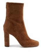 Matchesfashion.com Paris Texas - Square-toe Suede Ankle Boots - Womens - Tan