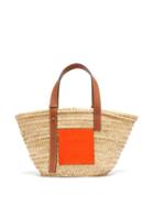 Matchesfashion.com Loewe Paula's Ibiza - Raffia Basket Bag - Womens - Beige Multi