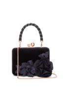 Matchesfashion.com Sophia Webster - Vivi Jumbo Lilico Velvet Clutch - Womens - Black Multi