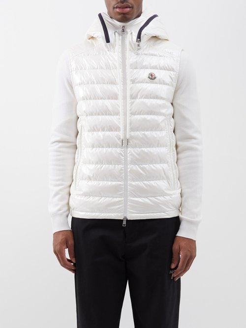 Moncler - Akaishi Quilted Down Gilet - Mens - White