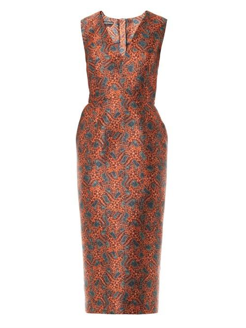 Rochas Star Fish Fitted Dress