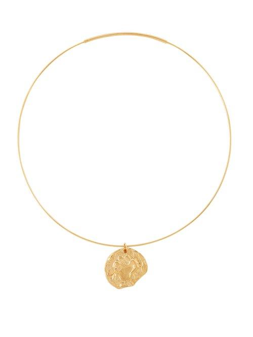 Matchesfashion.com Alighieri - The Kindred Souls Gold Plated Choker - Womens - Gold