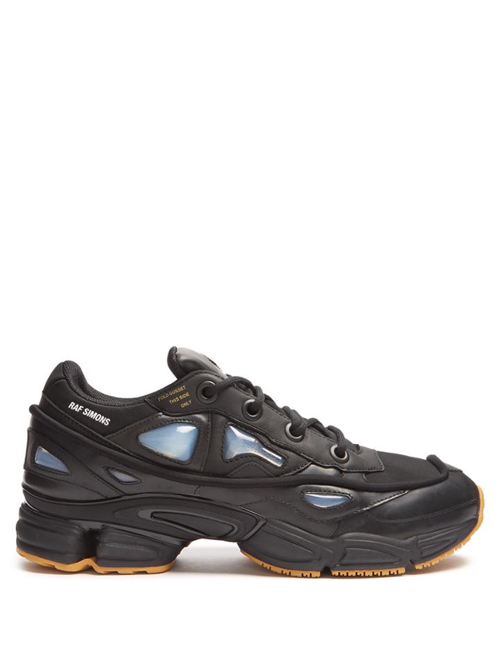Raf Simons X Adidas Ozweego Low-top Leather And Neoprene Trainers