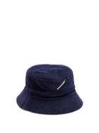 Matchesfashion.com Nick Fouquet - Reversible Cotton-corduroy Bucket Hat - Mens - Navy