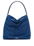 Staud - Felix Medium Drawstring Technical Tote Bag - Womens - Blue