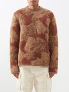 Erl - Abstract-jacquard Sweater - Mens - Brown