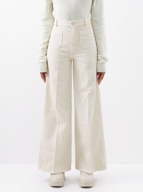 Joseph - Brompton Wide-leg Jeans - Womens - Beige