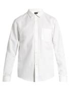A.p.c. Milan Linen And Cotton-blend Shirt