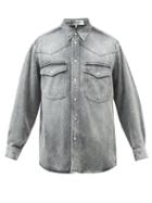 Isabel Marant - Tanem Denim Shirt - Mens - Grey