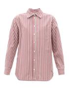 Ladies Rtw Weekend Max Mara - Panca Shirt - Womens - Red Stripe