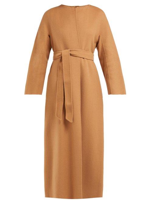 Matchesfashion.com Max Mara Studio - Beirut Coat - Womens - Camel