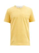 Matchesfashion.com Brunello Cucinelli - Patch-pocket Cotton-jersey T-shirt - Mens - Yellow