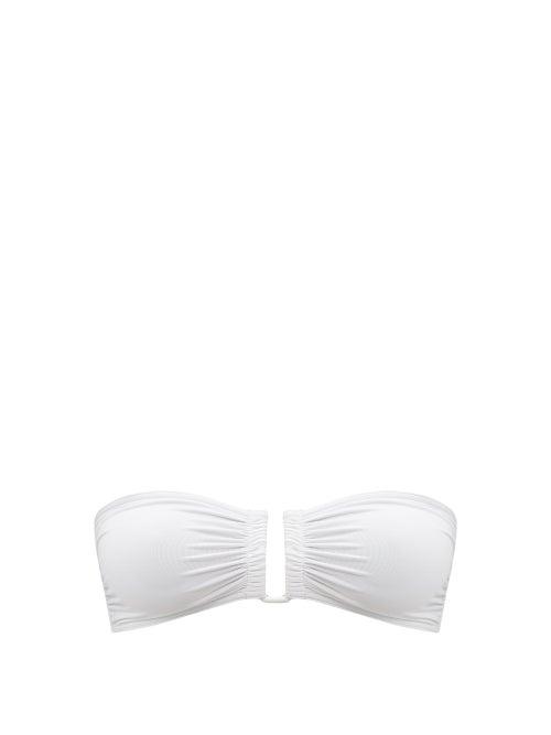 Ladies Beachwear Eres - Show Bandeau Bikini Top - Womens - White