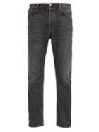 Matchesfashion.com Acne Studios - Land Mid Rise Straight Leg Jeans - Mens - Black