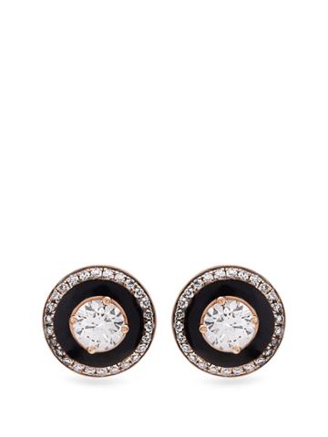 Selim Mouzannar Diamond, Enamel & Pink-gold Earrings