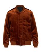 Saturdays Nyc Calvin Velvet Bomber Jacket