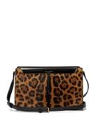 Matchesfashion.com Saint Laurent - Catherine Leopard Print Leather Cross Body Bag - Womens - Leopard