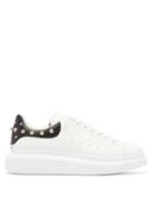 Matchesfashion.com Alexander Mcqueen - Raised Sole Embellished Low Top Trainers - Mens - White Black