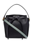 Matchesfashion.com Anya Hindmarch - Shoelace Leather Shoulder Bag - Womens - Blue Multi