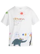 Vetements Crayon Elephant-print Cotton T-shirt