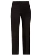 Matchesfashion.com Alexander Mcqueen - Wool Tuxedo Trousers - Womens - Black