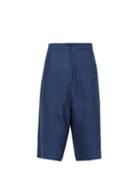 Matchesfashion.com Denis Colomb - Globetrotter Silk Shorts - Mens - Navy