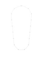 Matchesfashion.com Rosa De La Cruz - Diamond Dot 18kt Gold Necklace - Womens - Crystal