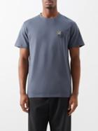 Loewe - Anagram-embroidered Cotton-jersey T-shirt - Mens - Dark Blue