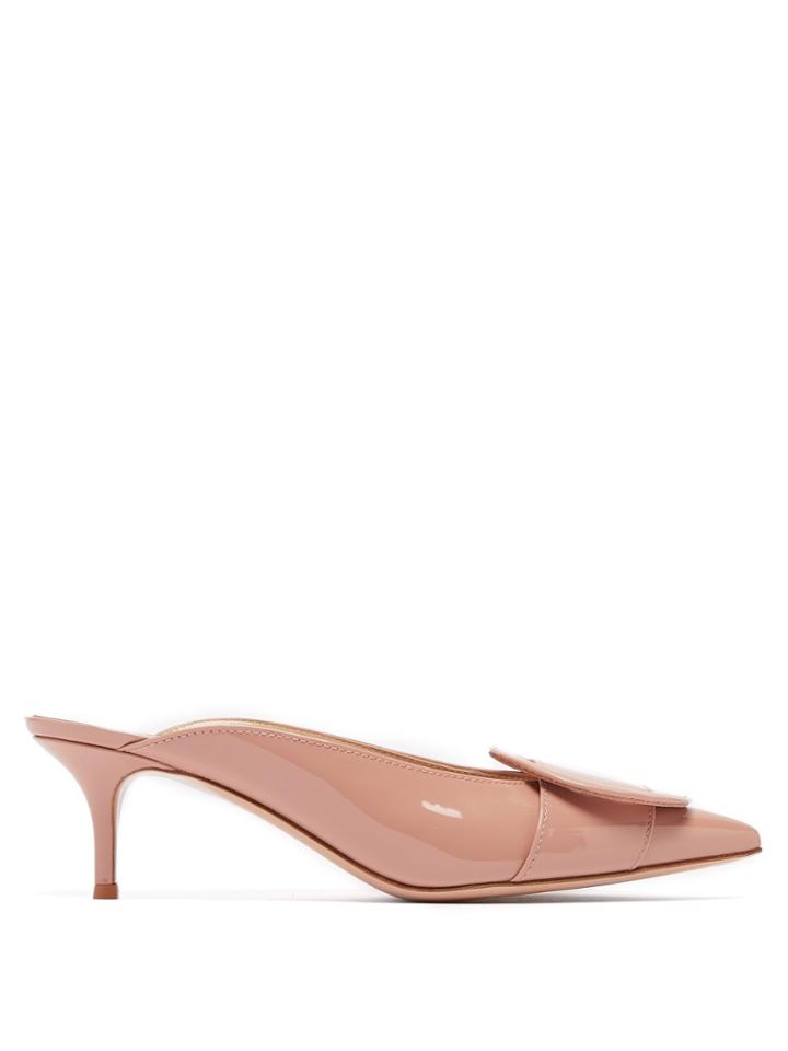 Gianvito Rossi Buckle 55 Kitten-heel Mules