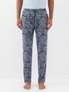Zimmerli - Pureness Stretch-jersey Pyjama Trousers - Mens - Navy Multi