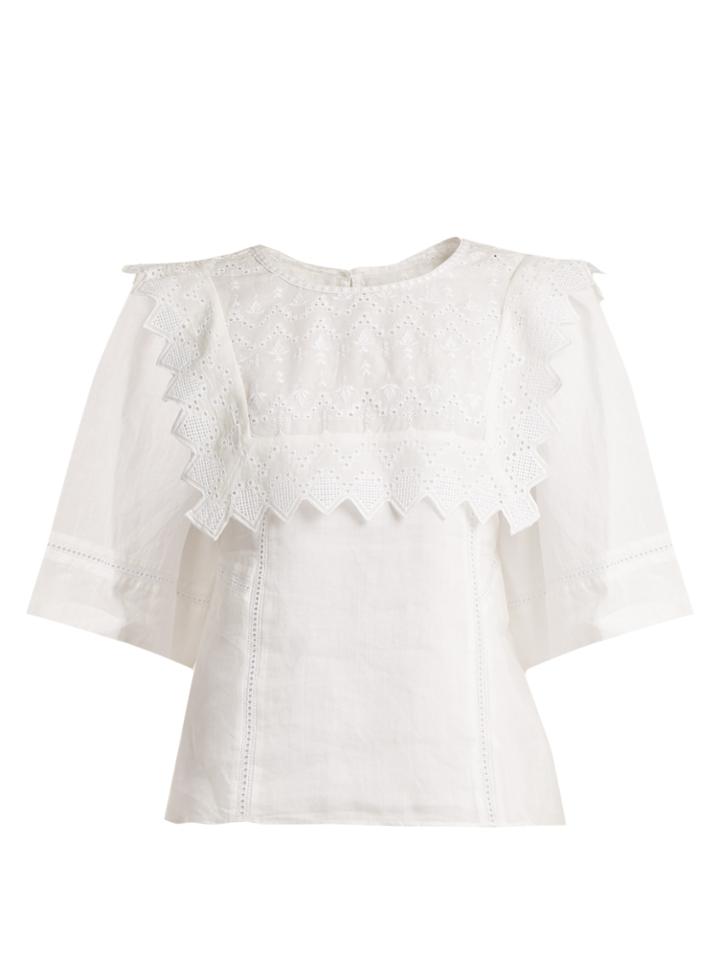 Isabel Marant Nesto Embroidered Blouse