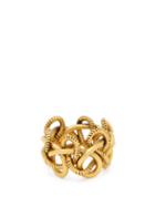 Matchesfashion.com Saint Laurent - Knotted Rope Ring - Womens - Gold