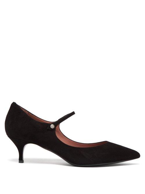 Matchesfashion.com Tabitha Simmons - Hermione Suede Pumps - Womens - Black
